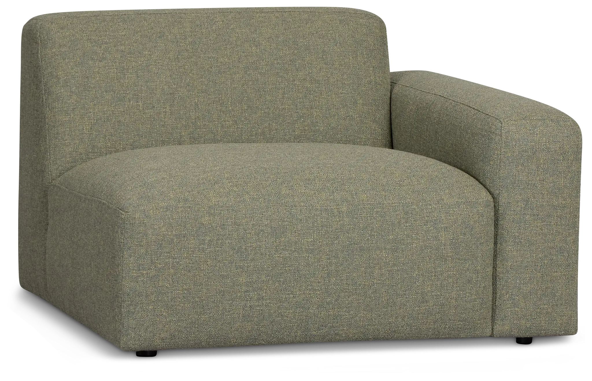 Baylor Green Fabric Right Chair Baylor Green Fabric Right Chair