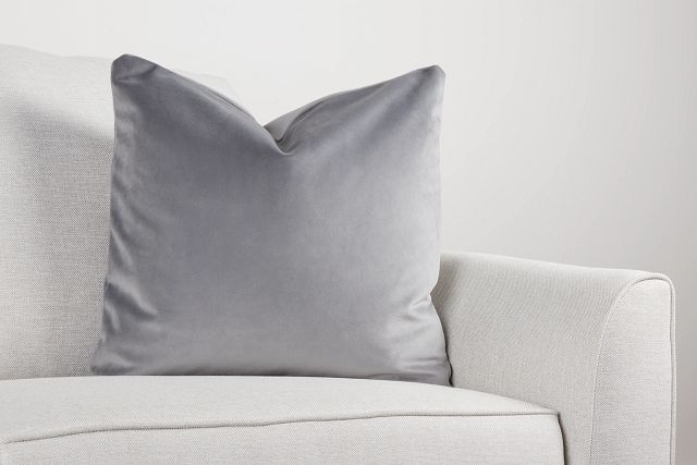 Royale Gray 20" Accent Pillow