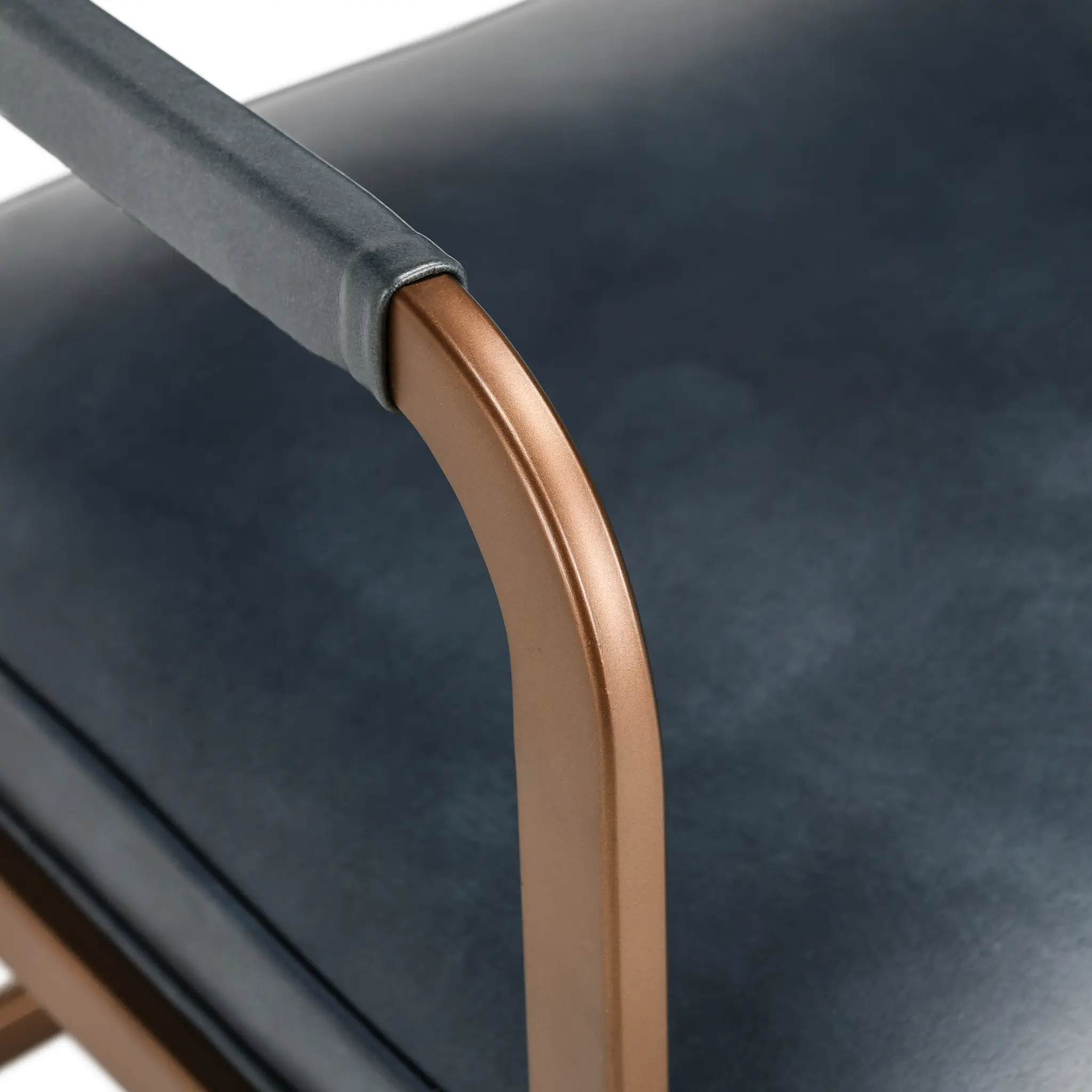 Mando Blue Upholstered Arm Chair Mando Blue Upholstered Arm Chair