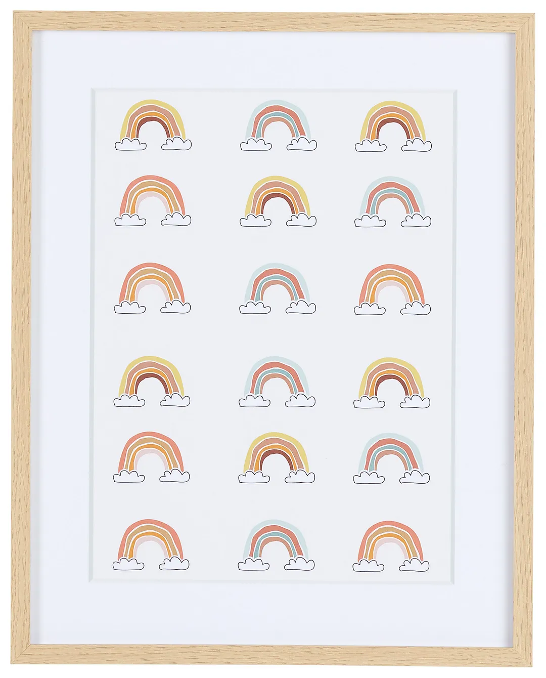 Rainbow Multicolored Framed Wall Art