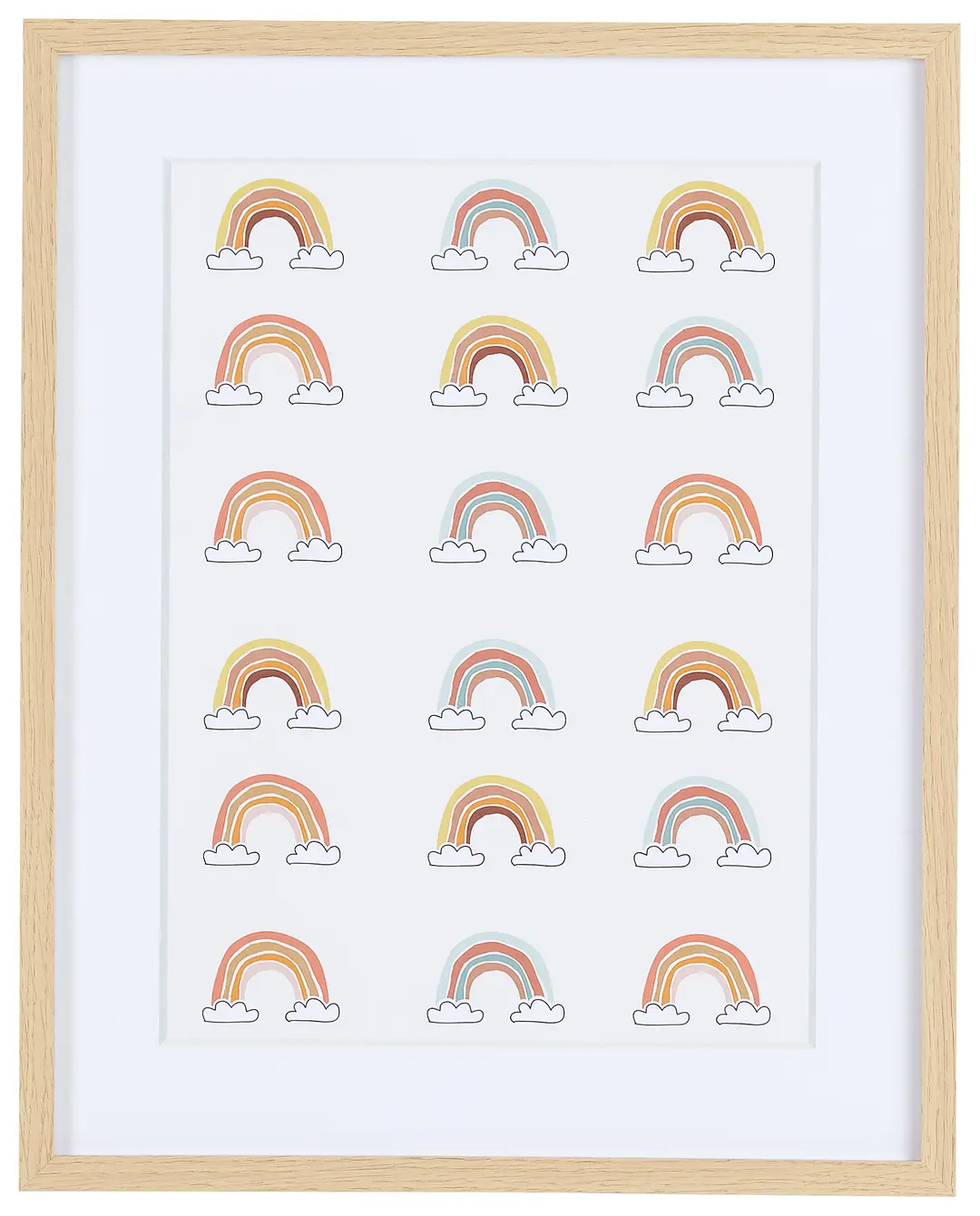 Rainbow Multicolored Framed Wall Art Rainbow Multicolored Framed Wall Art