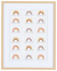 Rainbow Multicolored Framed Wall Art