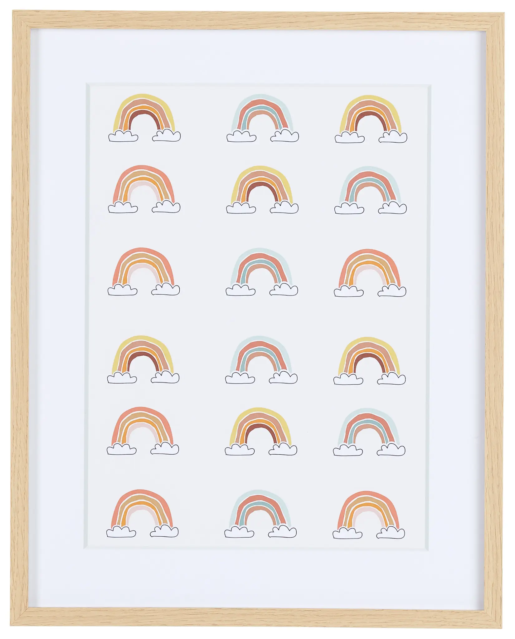 Rainbow Multicolored Framed Wall Art Rainbow Multicolored Framed Wall Art