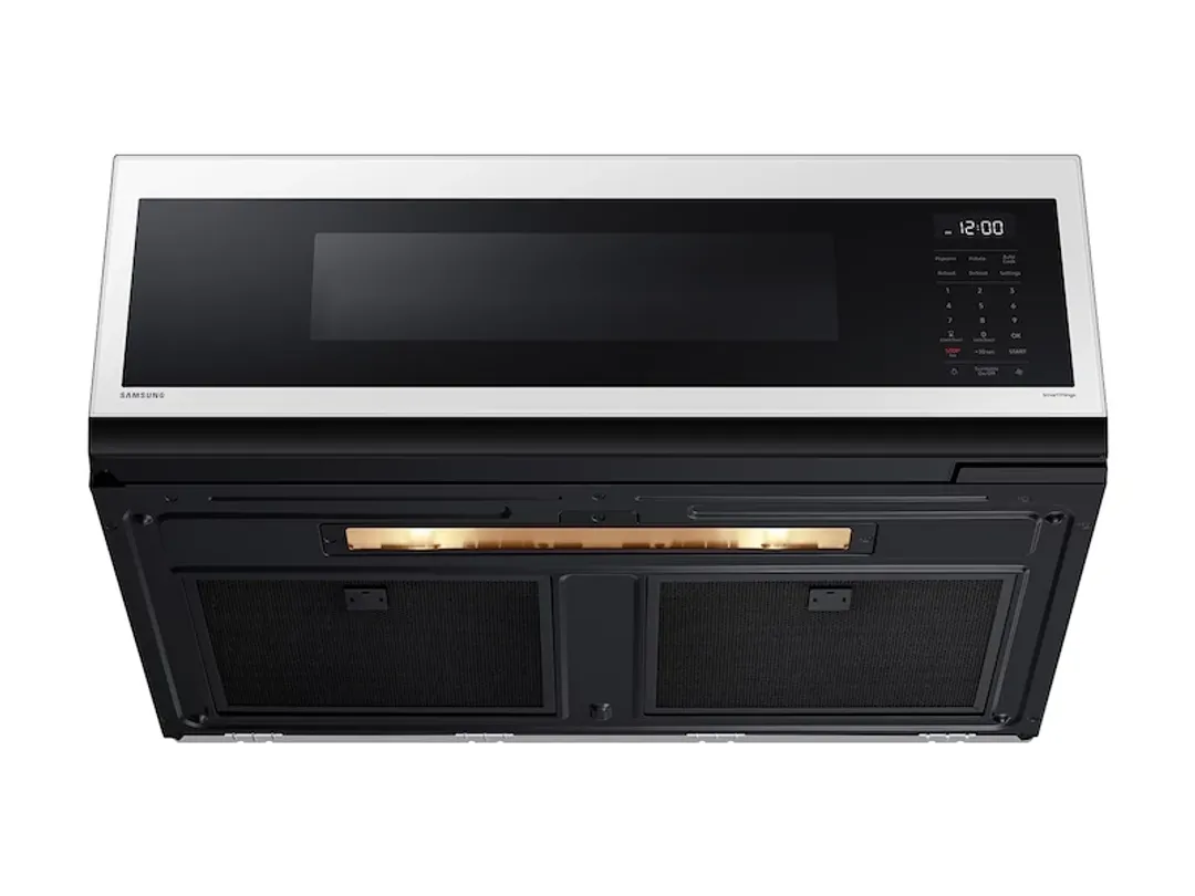 Samsung Bespoke Series White Over-the-range Microwave