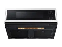 Samsung Bespoke Series White Over-the-range Microwave