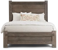 Salt Lake Gray Poster Bed
