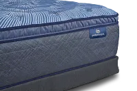 Serta Perfect Sleeper Cobalt Calm Plush Low-profile Mattress Set