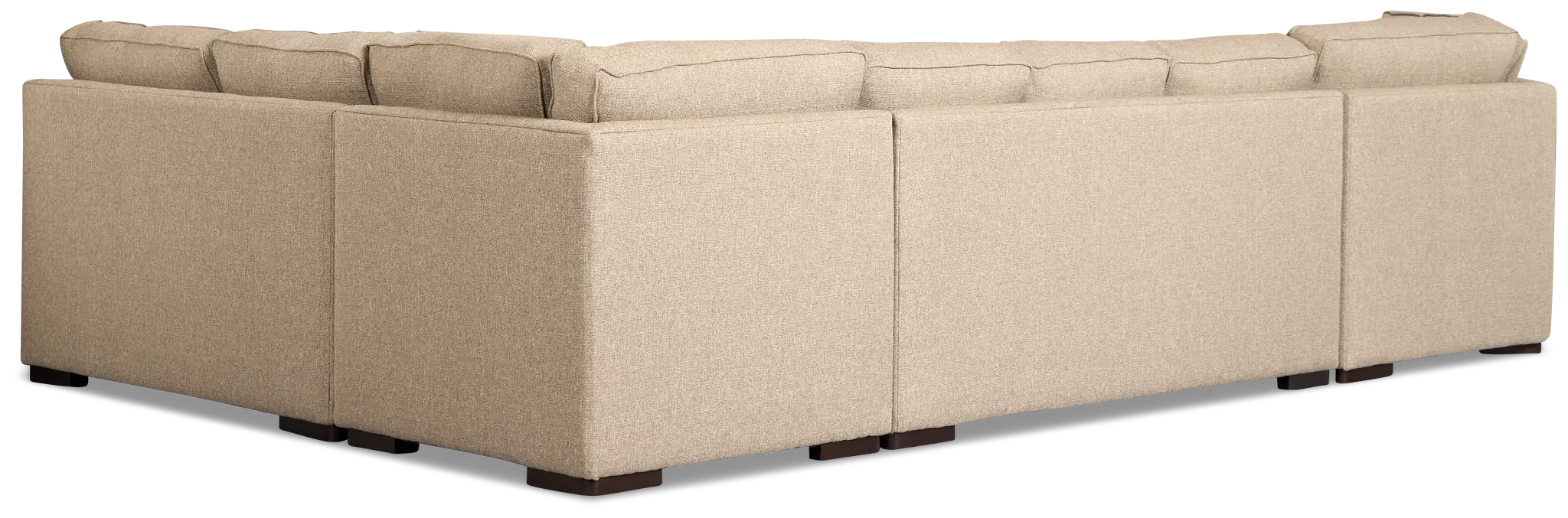 Sinclair Brown Fabric Left Cuddler Cooling Memory Foam Sectional Sinclair Brown Fabric Left Cuddler Cooling Memory Foam Sectional