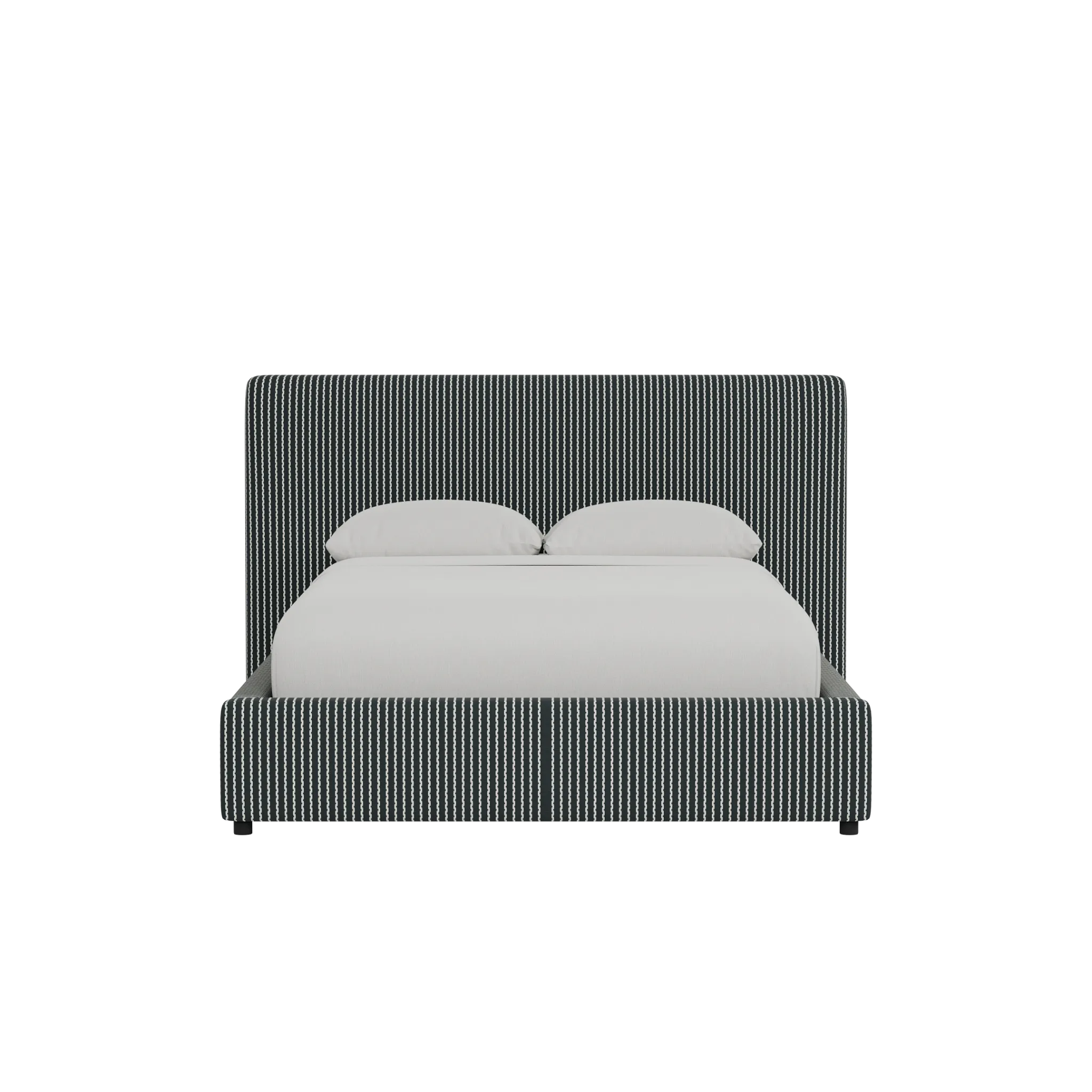 Grayton Lucy Navy 44" Upholstered Platform Bed