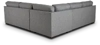 Veronica Dark Gray Down Small Two-arm Sectional