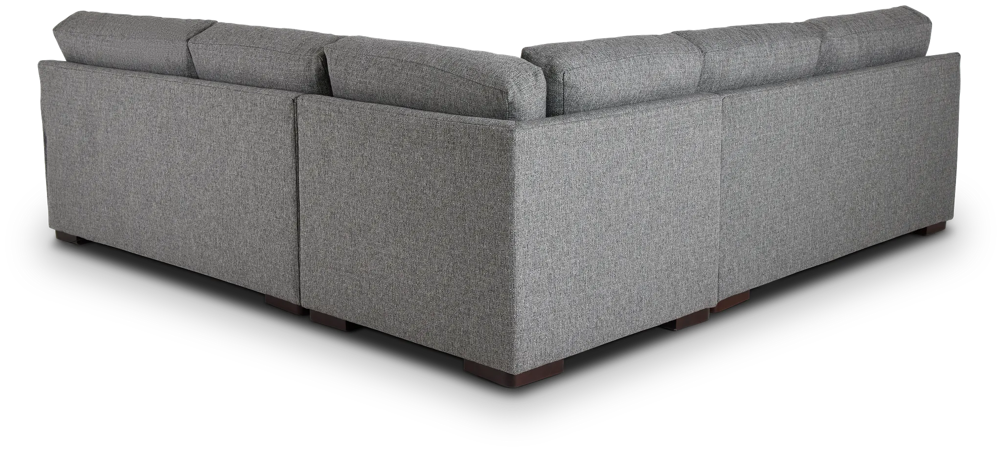 Veronica Dark Gray Down Small Two-arm Sectional