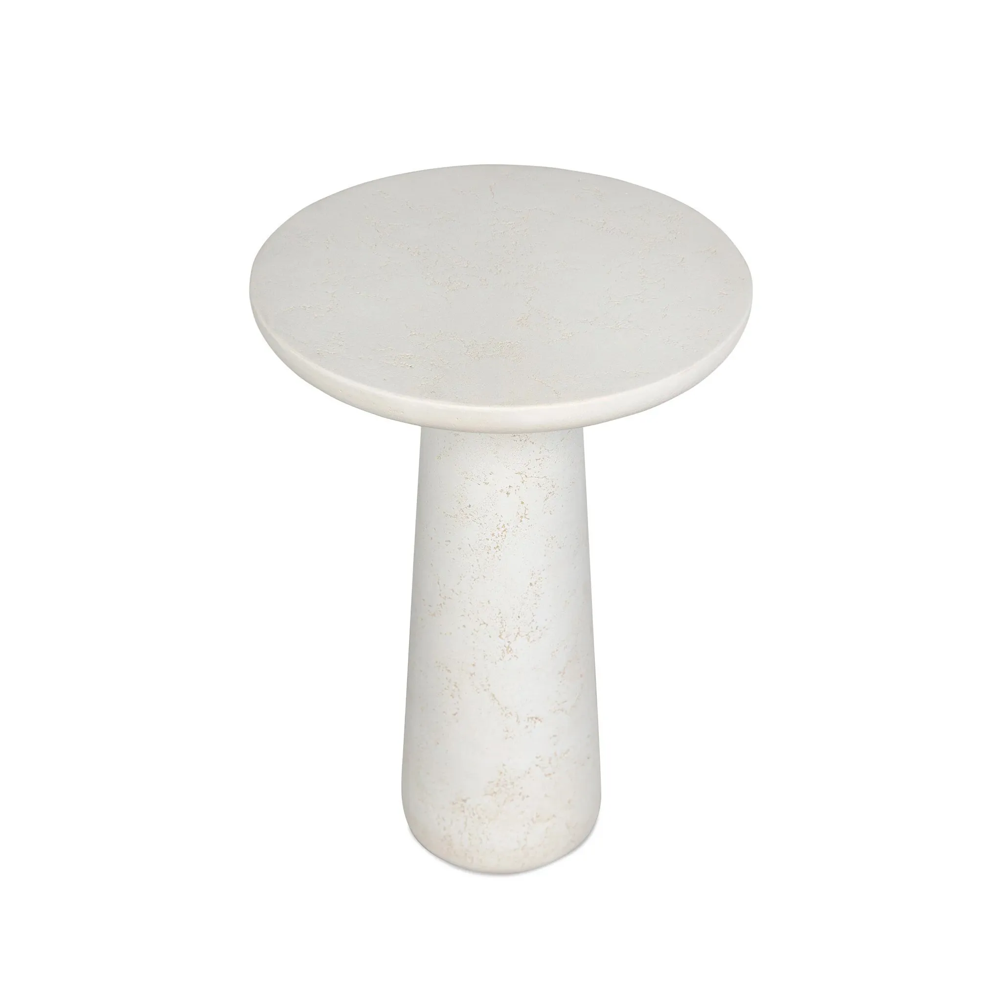 Four Hands Sornya White Small End Table
