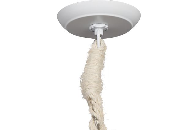 Waven White Pendant