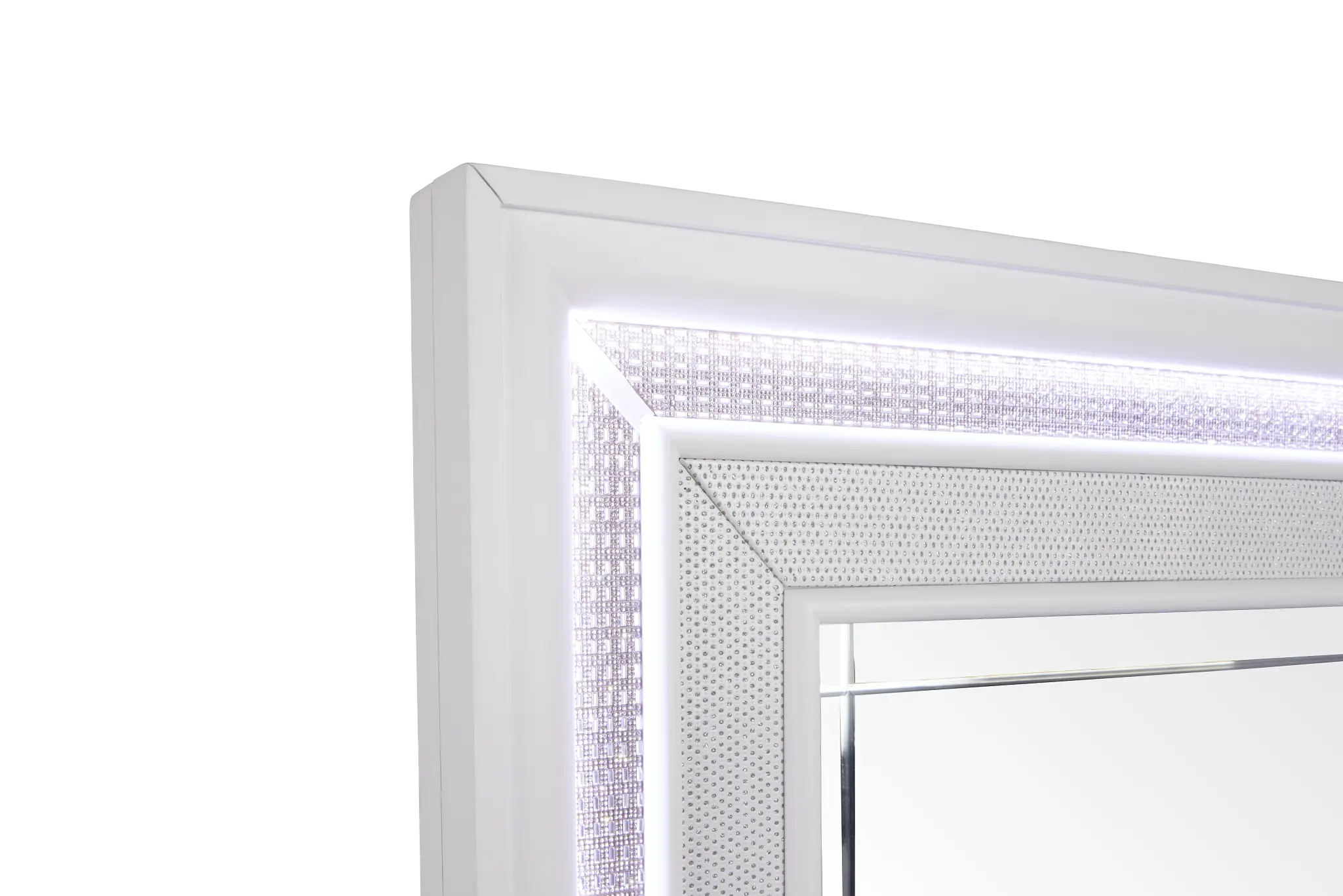 Milan White Floor Mirror Milan White Floor Mirror