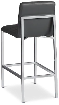 Amalfi Gray 30" Upholstered Barstool