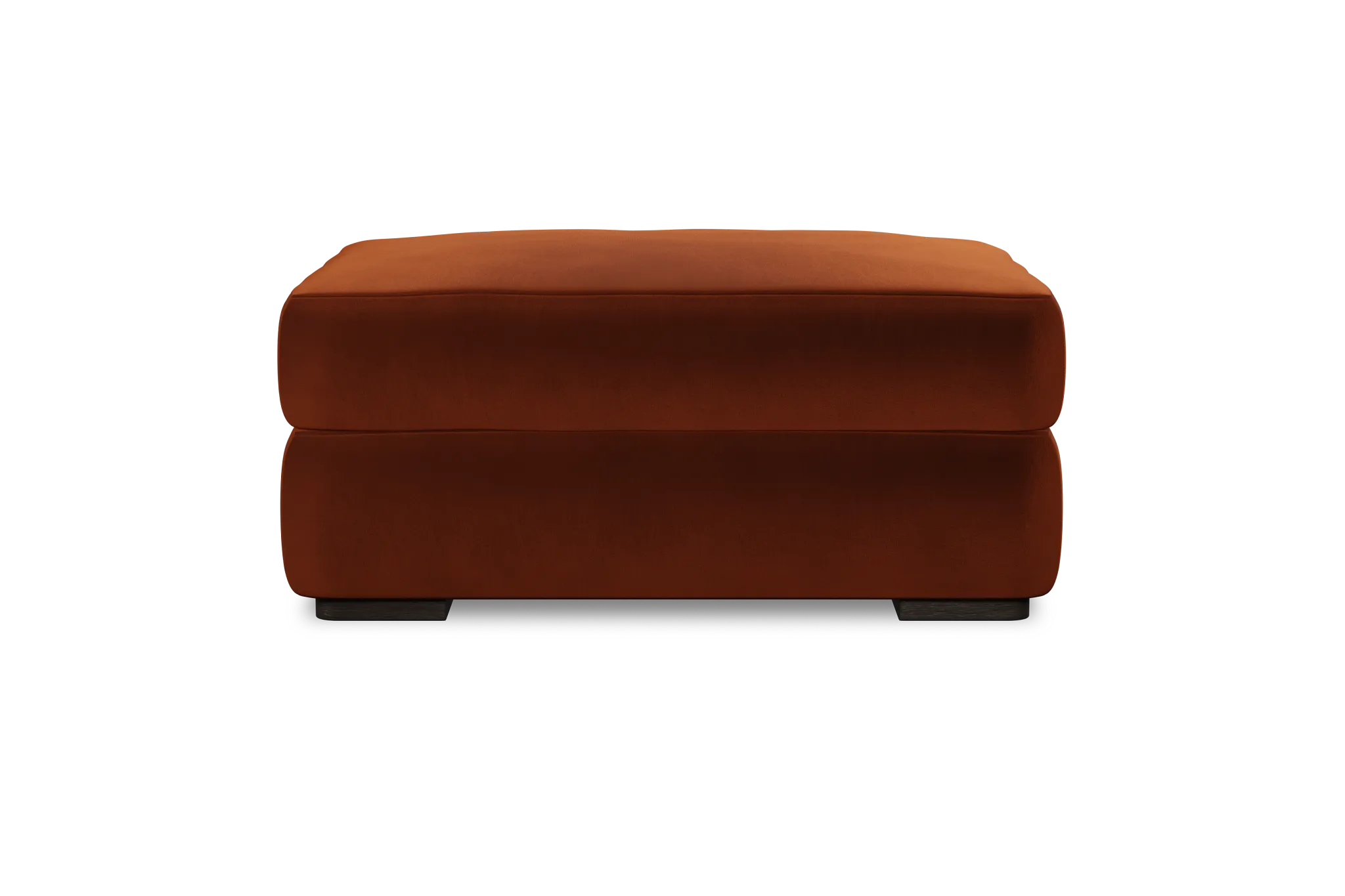 Edgewater Joya Orange Ottoman