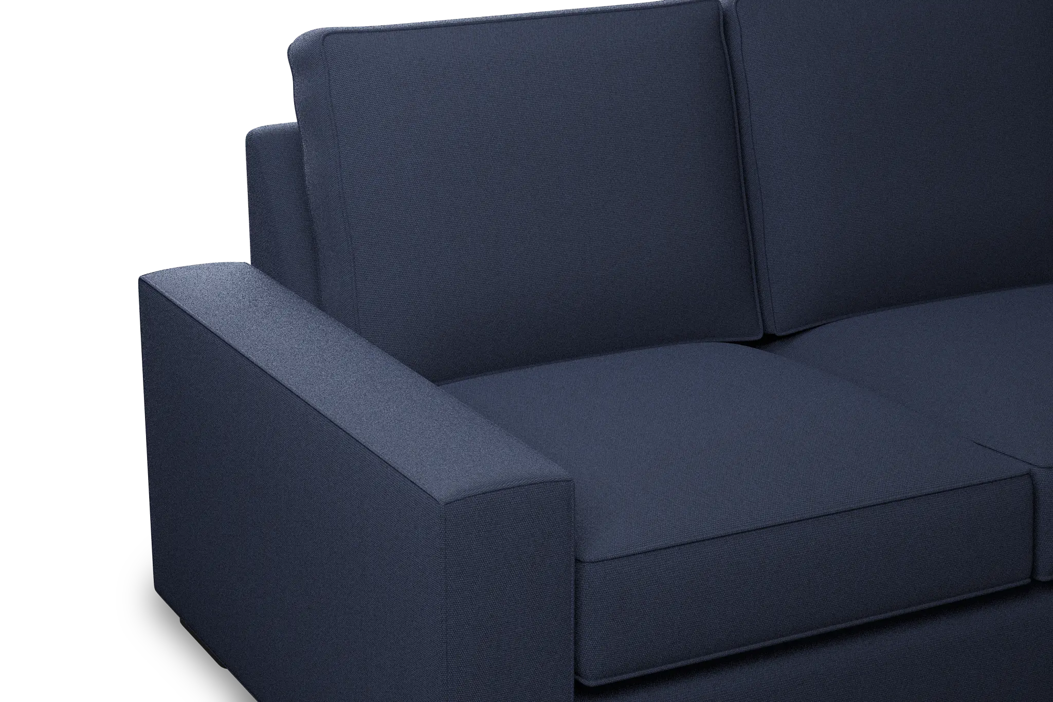 Edgewater Peyton Dark Blue 96" Sofa W/ 3 Cushions Edgewater Peyton Dark Blue 96" Sofa W/ 3 Cushions