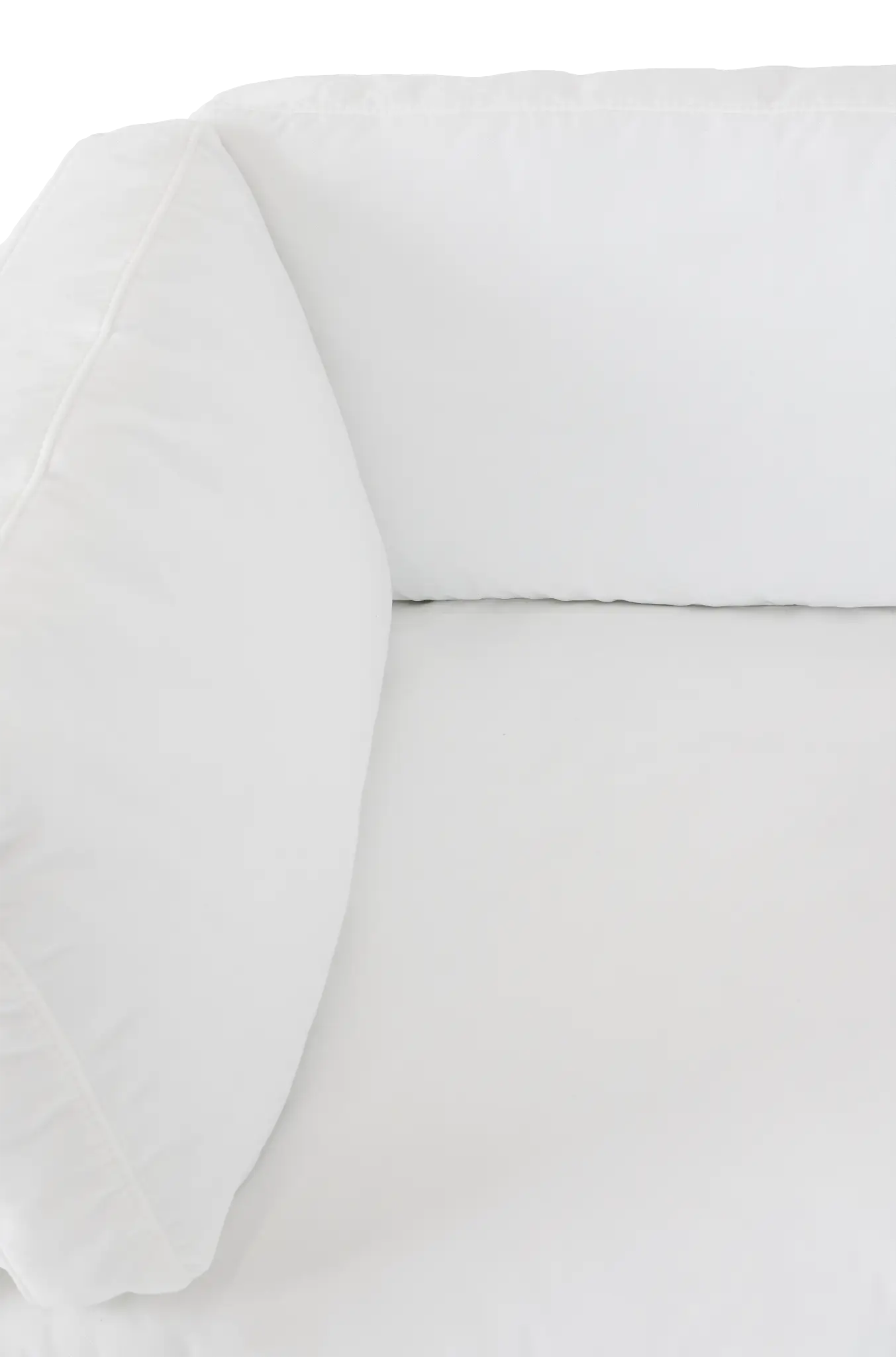 Grant White Fabric 2-piece Modular Sofa Grant White Fabric 2-piece Modular Sofa