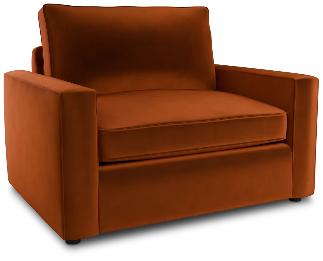 Siesta Joya Orange Fabric Cooling Memory Foam Sleeper