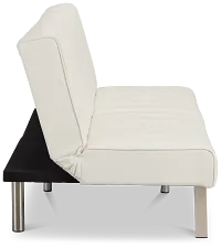 Clay White Micro Sofa Futon