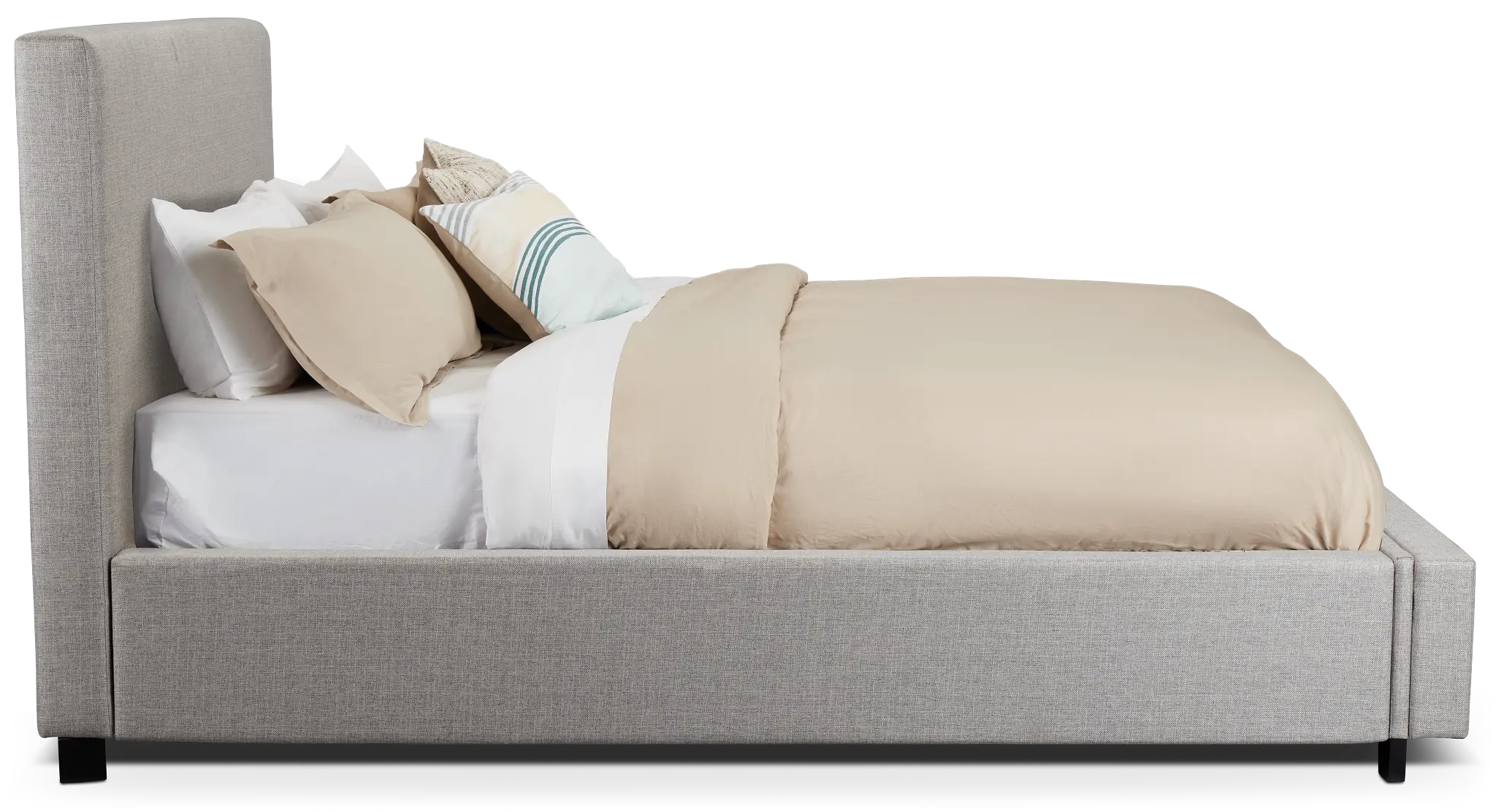 Monica Light Gray Uph Platform Storage Bed Monica Light Gray Uph Platform Storage Bed