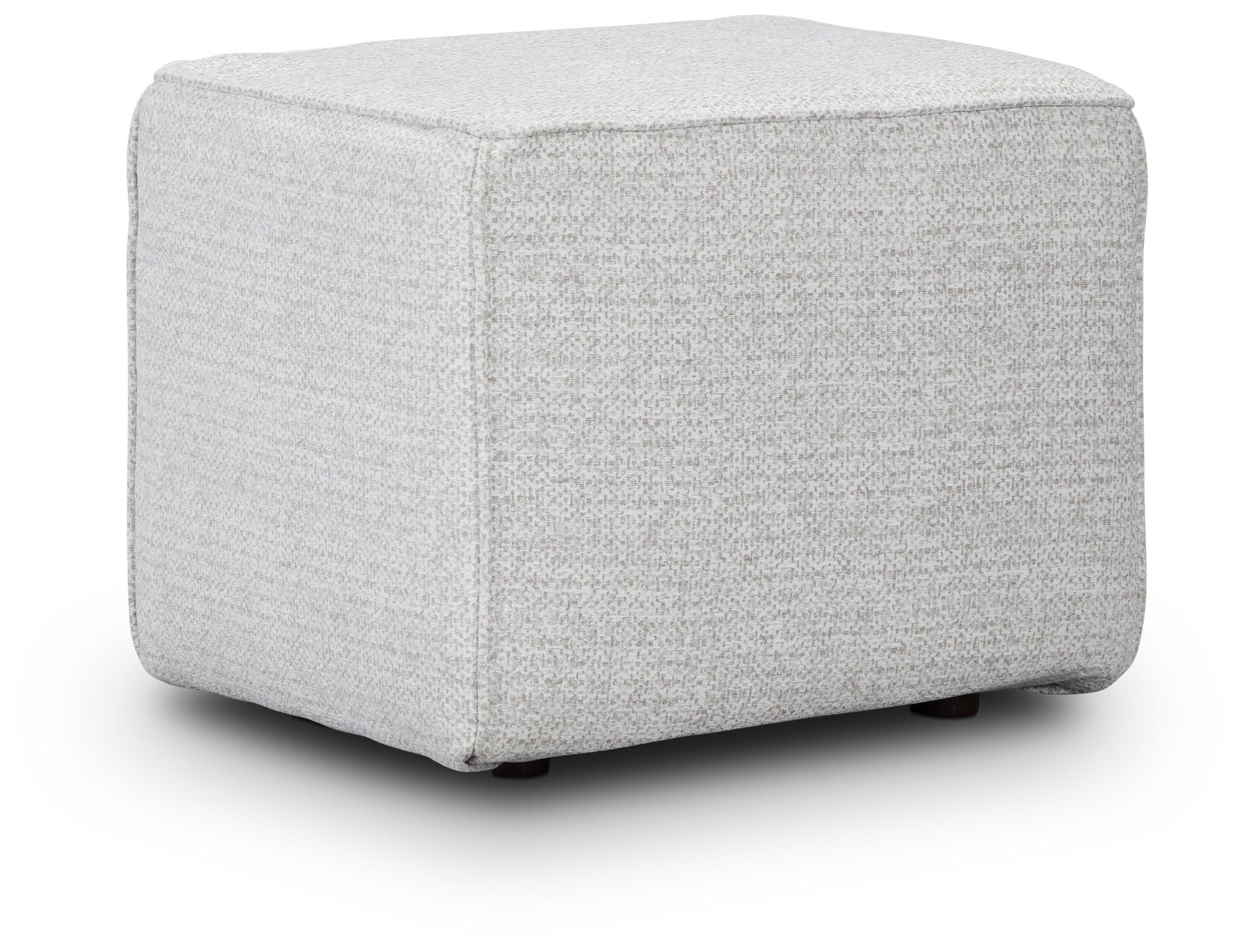 Zeta Light Blue Accent Pouf