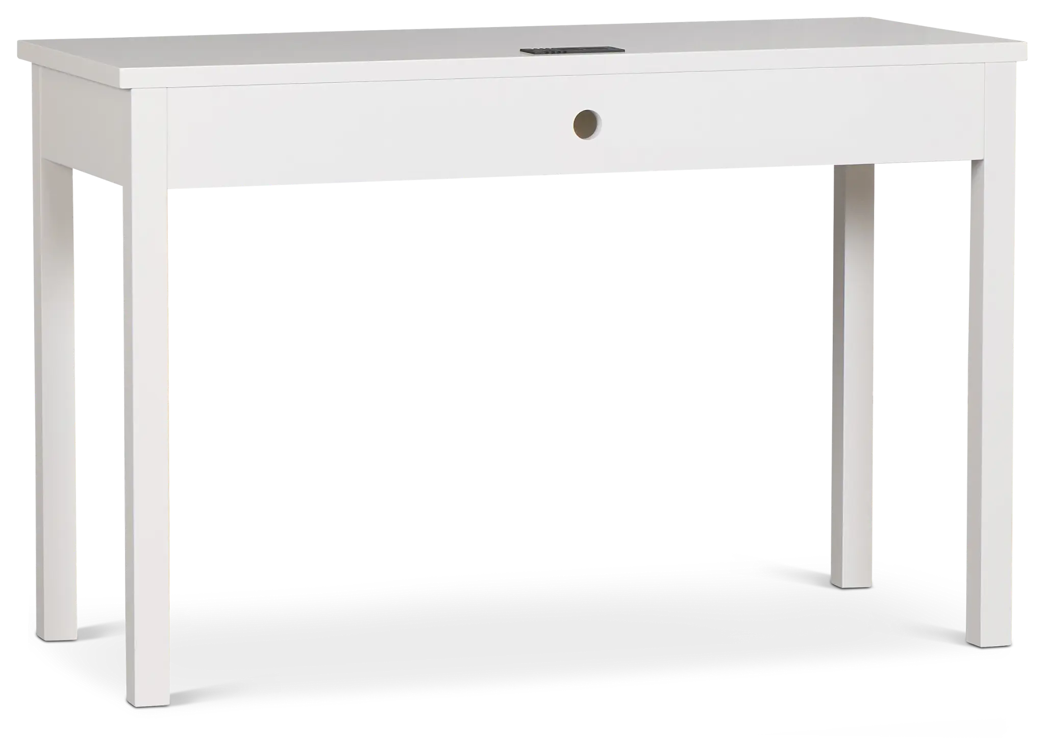 Charleston White 1-drawer Desk Charleston White 1-drawer Desk