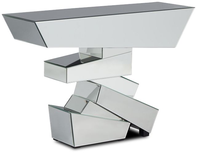 Harriet Silver Mirrored Console Table
