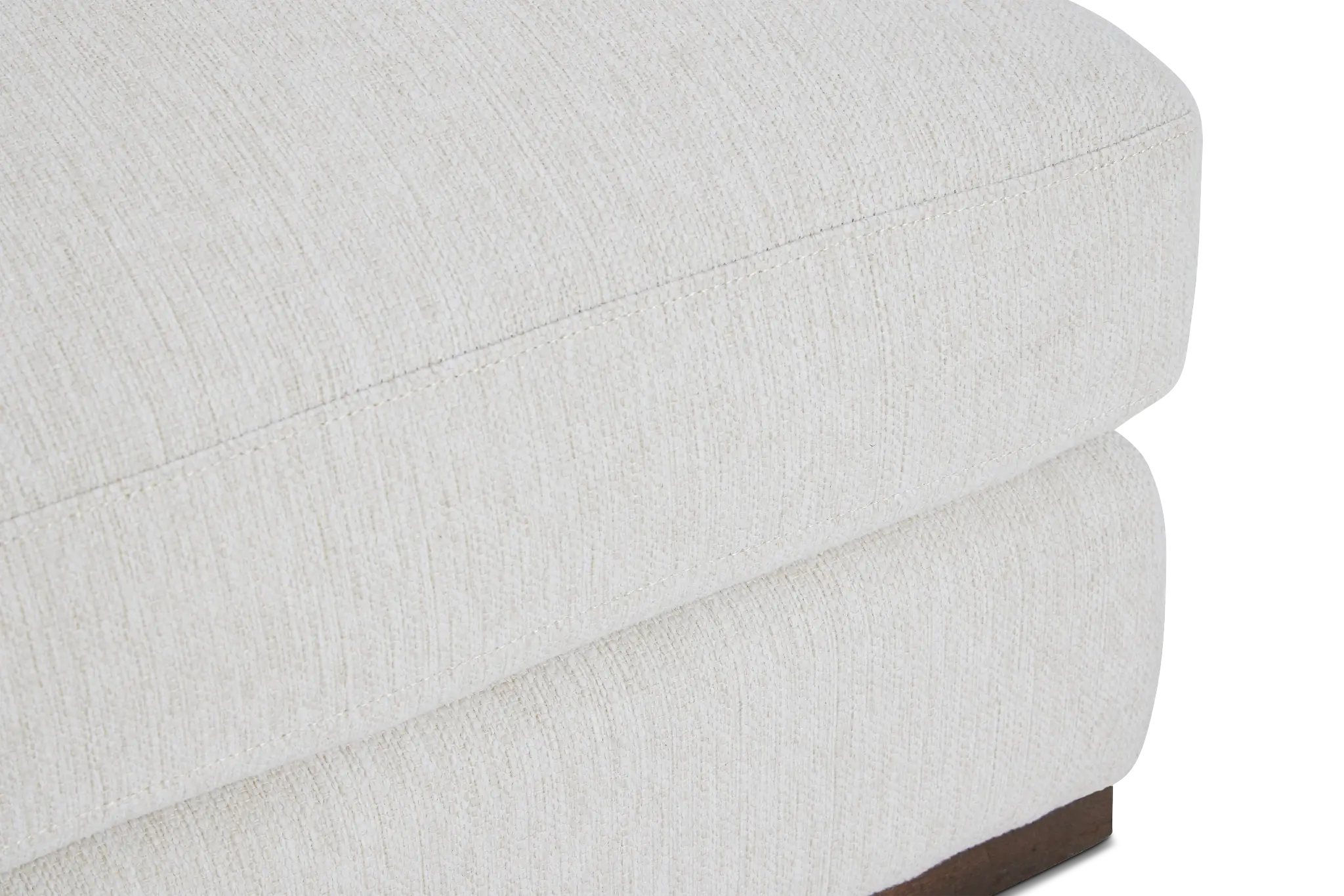 Mckenzie White Square Large Ottoman Mckenzie White Square Large Ottoman