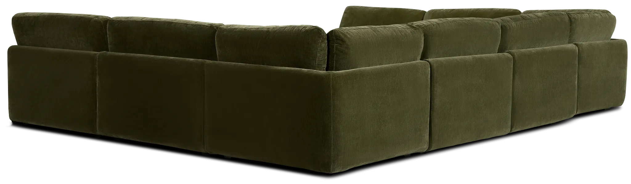 Jules Green Velvet 8-piece Modular Sectional