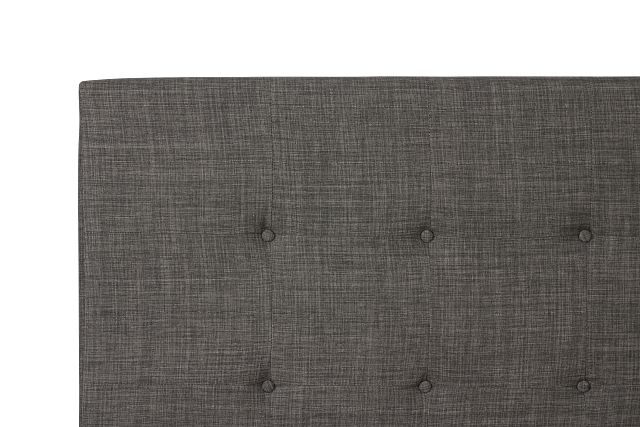 Flagler Gray Uph Panel Bed
