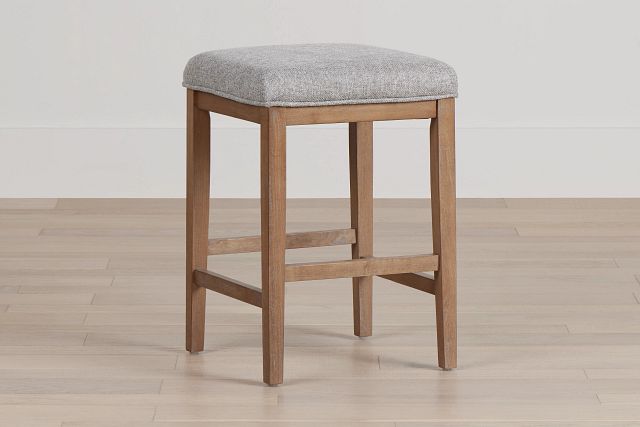 Provo Gray 24" Upholstered Barstool