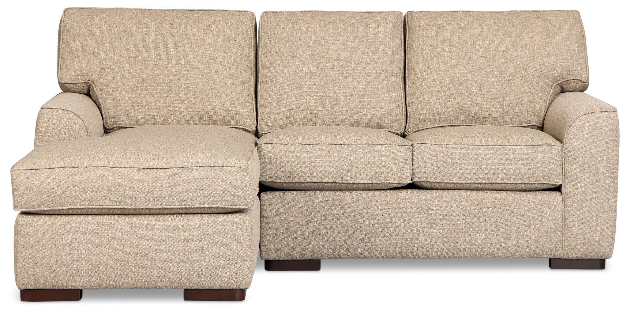 Sinclair Brown Fabric Left Chaise Sectional