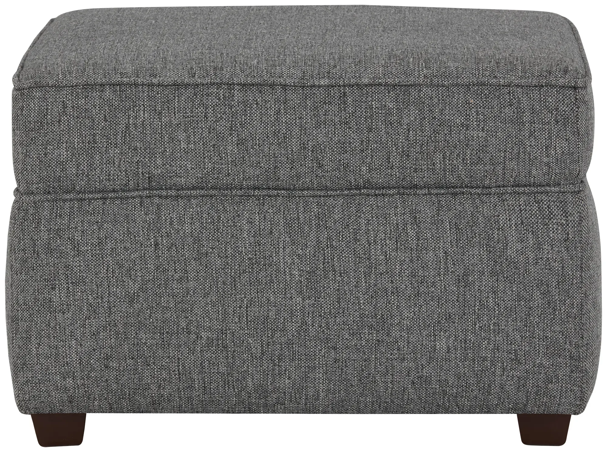 Asheville Gray Fabric Ottoman Asheville Gray Fabric Ottoman