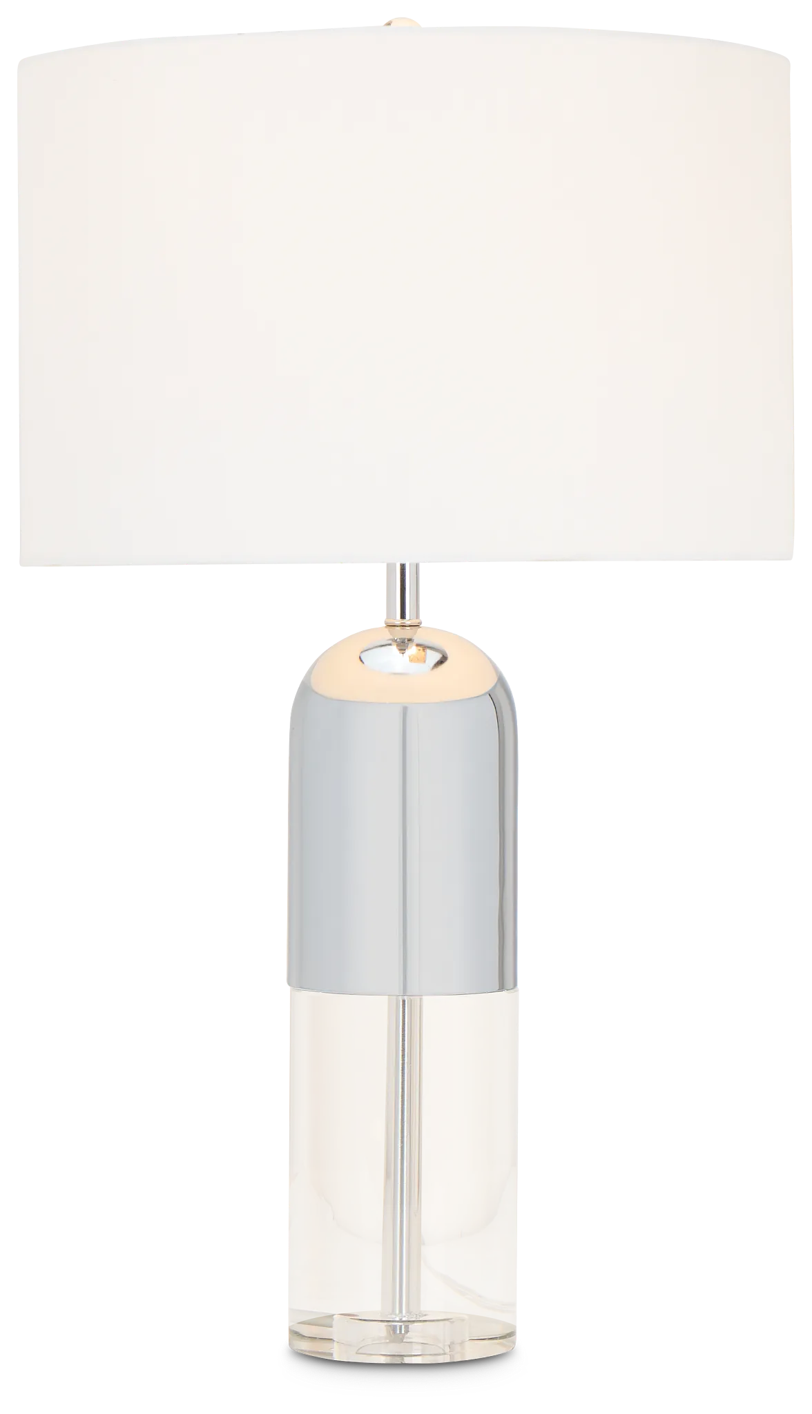 Danyon Silver Crystal Table Lamp