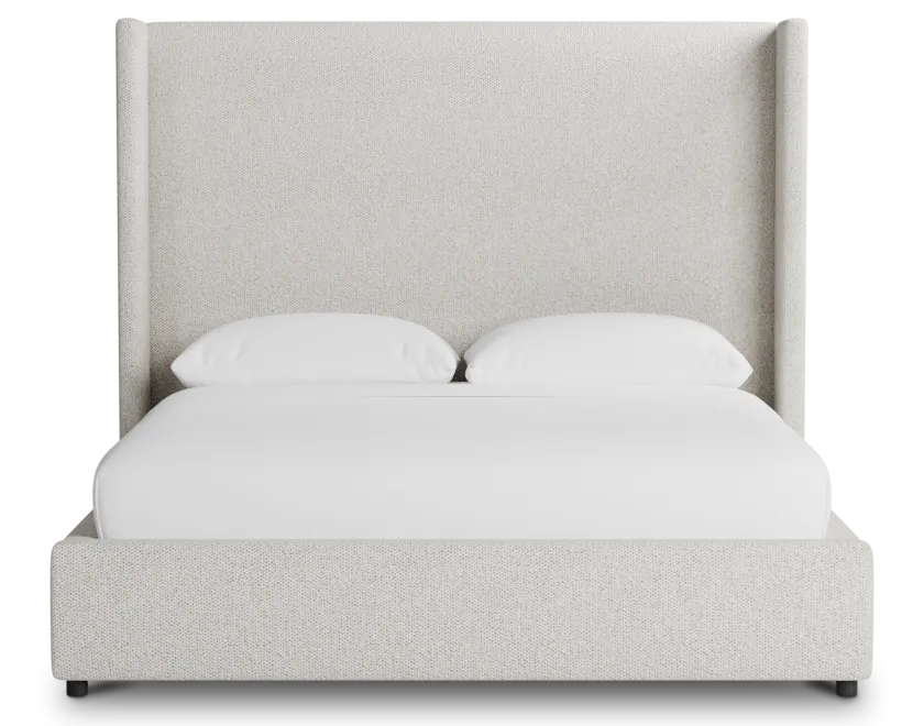 Captiva Gellar Beige 60" Upholstered Shelter Bed