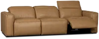 Ryland Brown Lthr/vinyl 3-piece Power Sofa