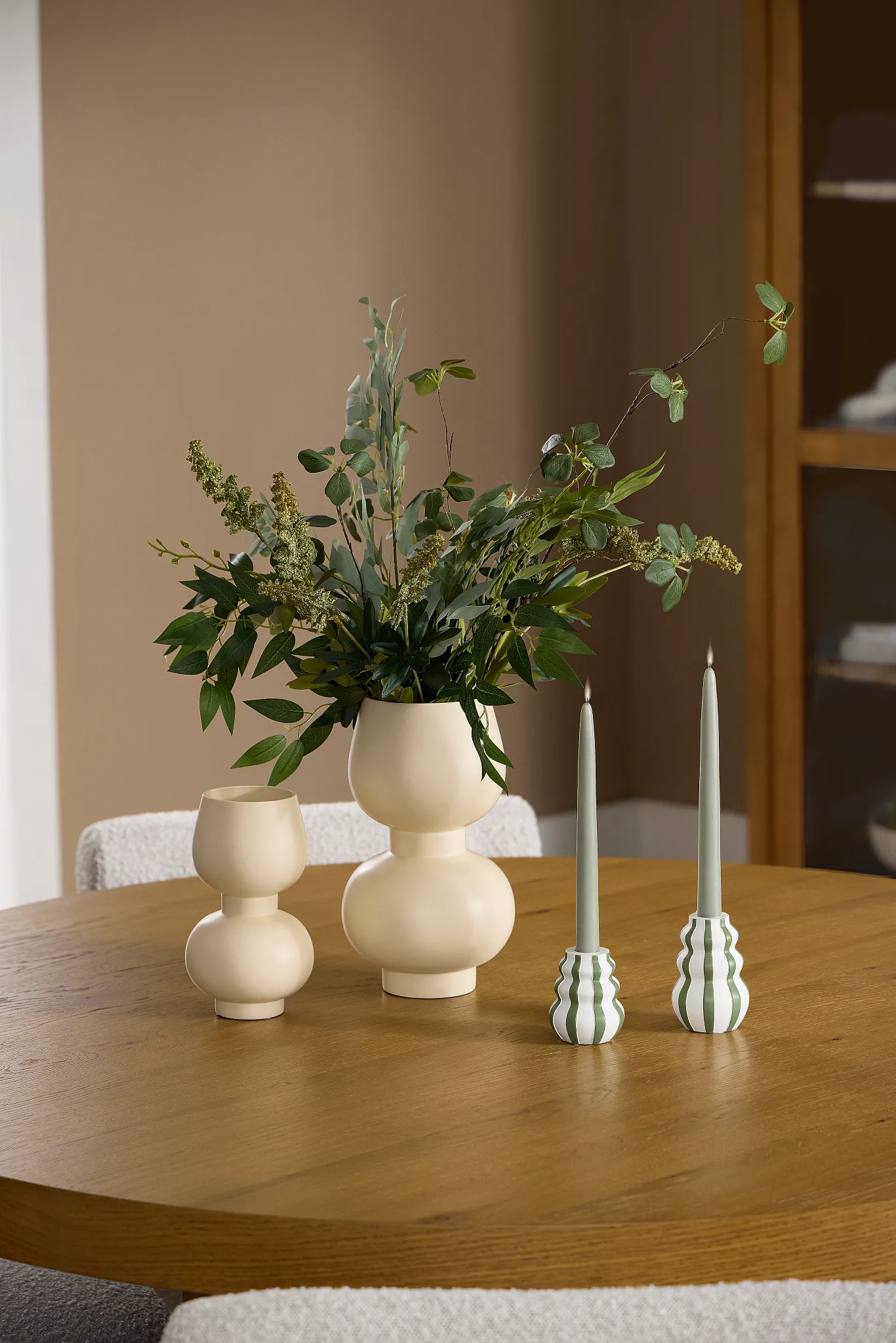 Simba Green Medium Candle Holder