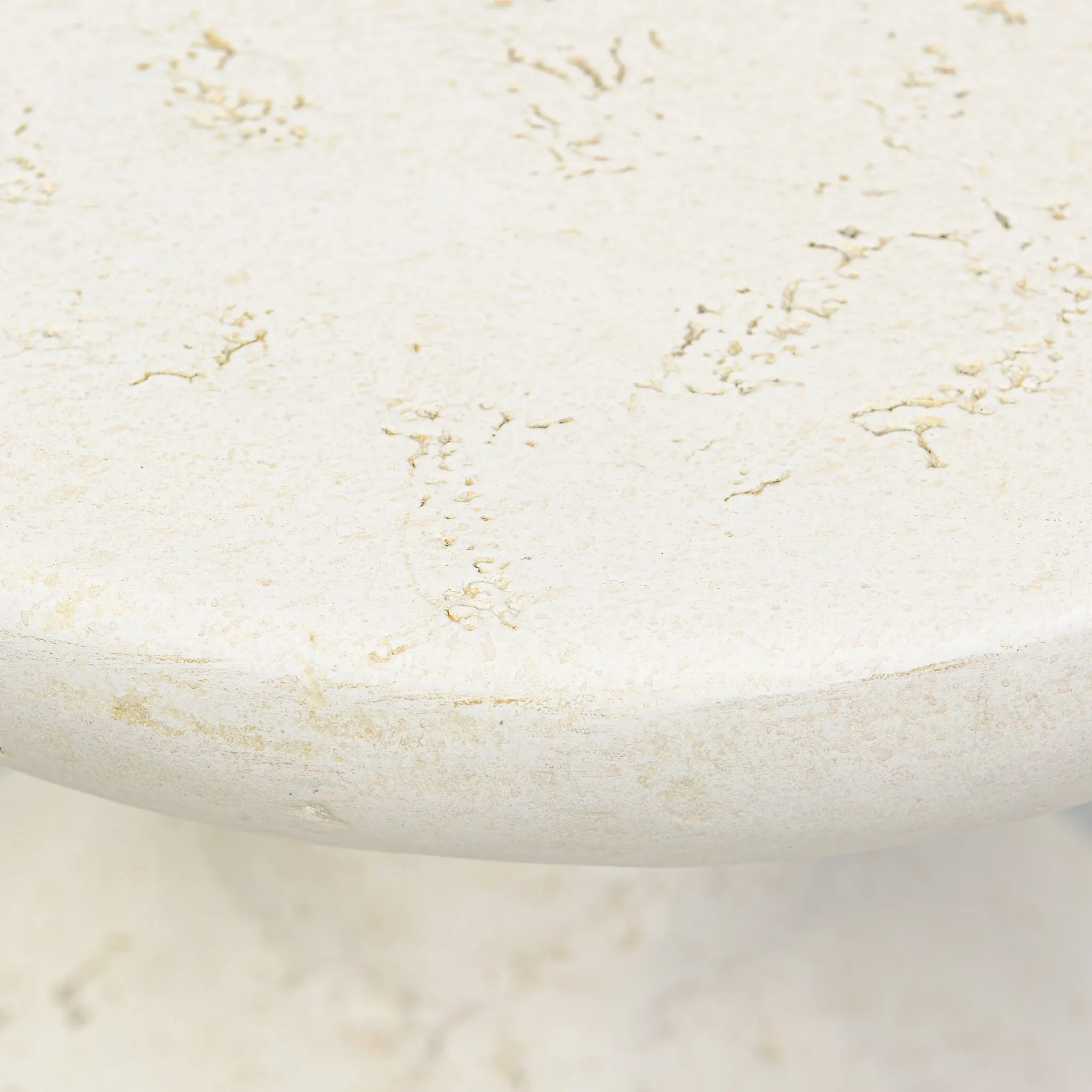 Zume White Large End Table