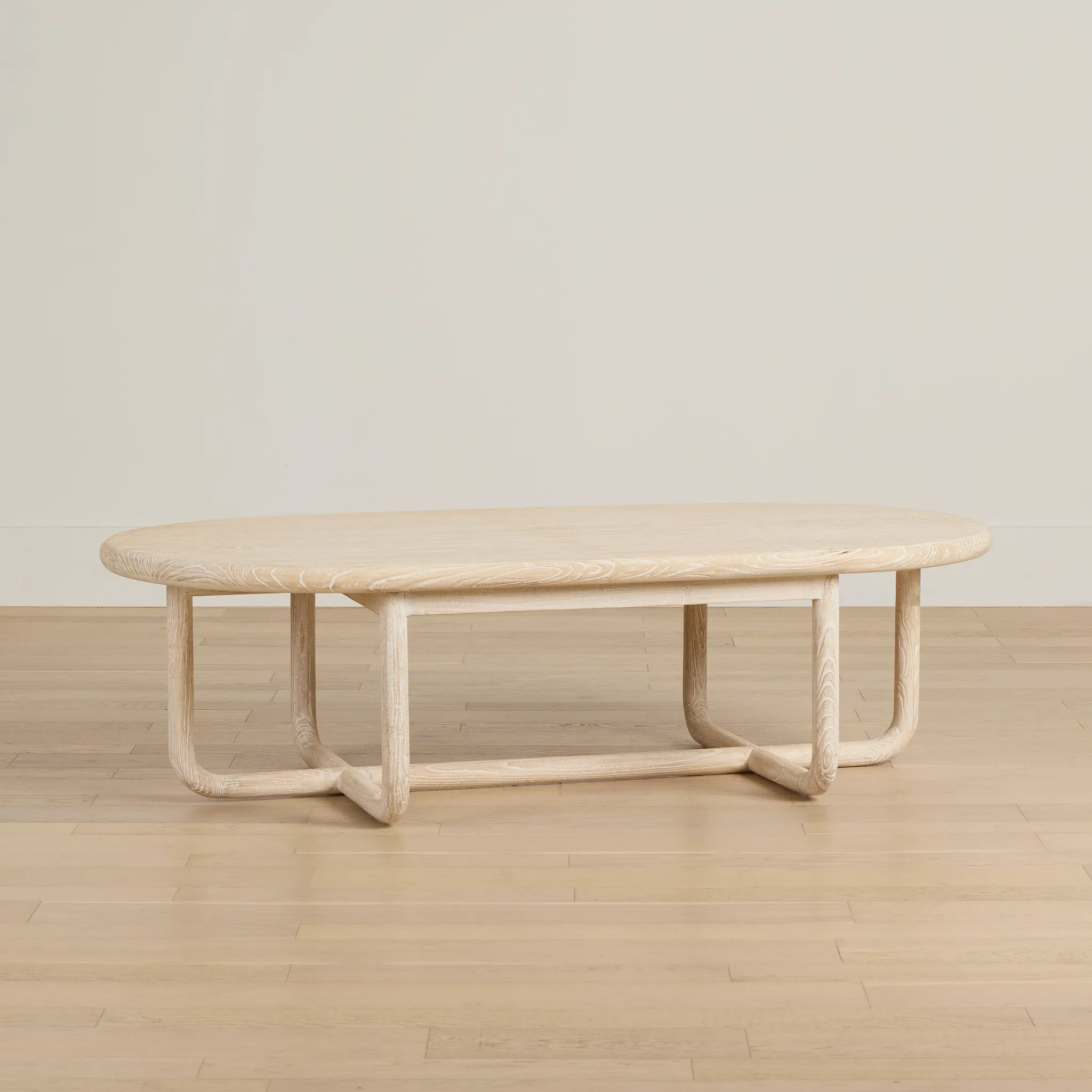 Kairo Light Tone Oval Coffee Table
