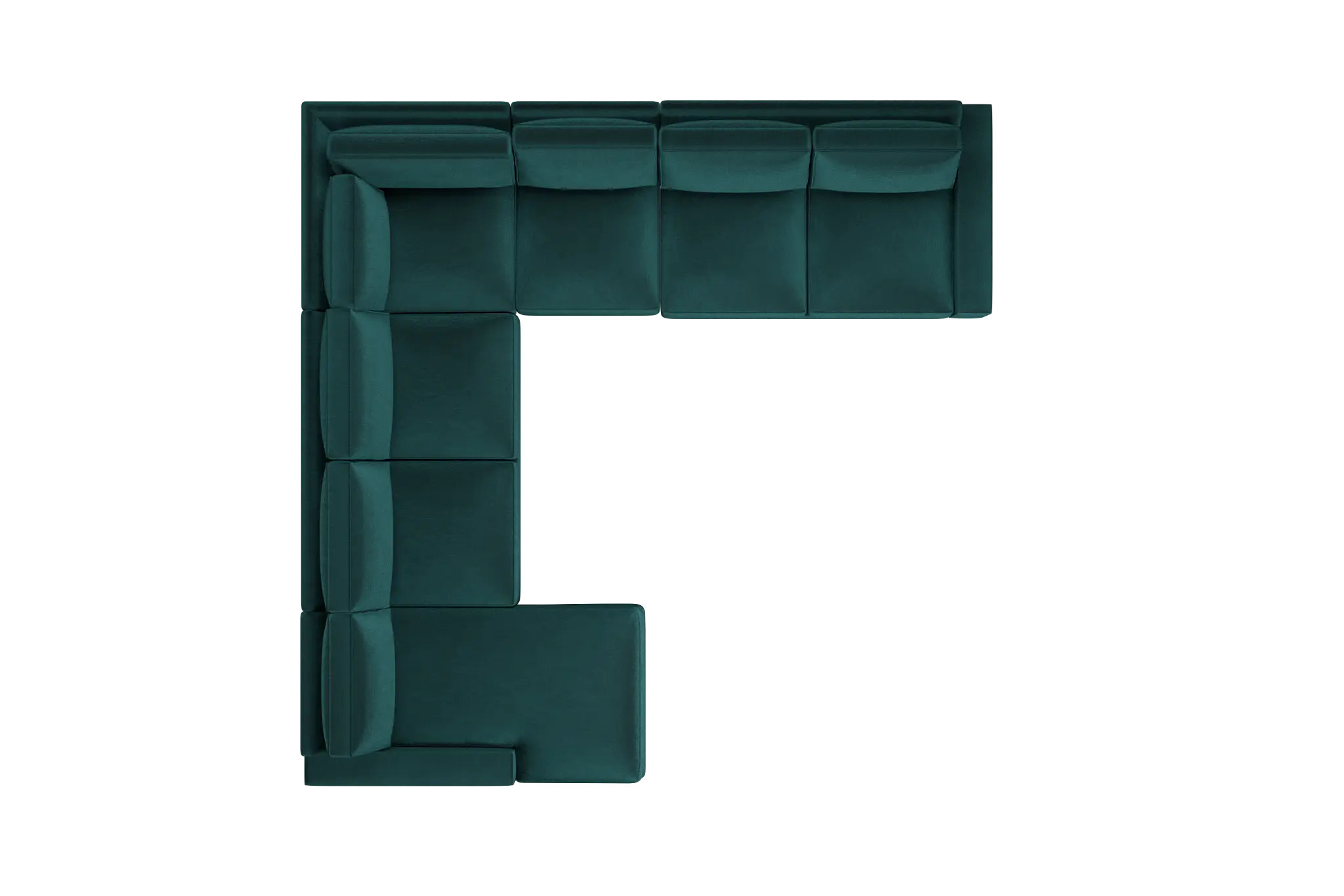 Edgewater Joya Teal Large Left Chaise Sectional Edgewater Joya Teal Large Left Chaise Sectional
