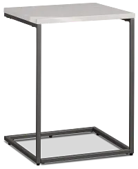 Joliet Gray Square End Table