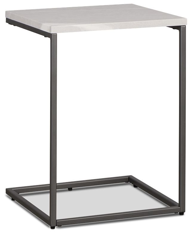 Joliet Gray Square End Table