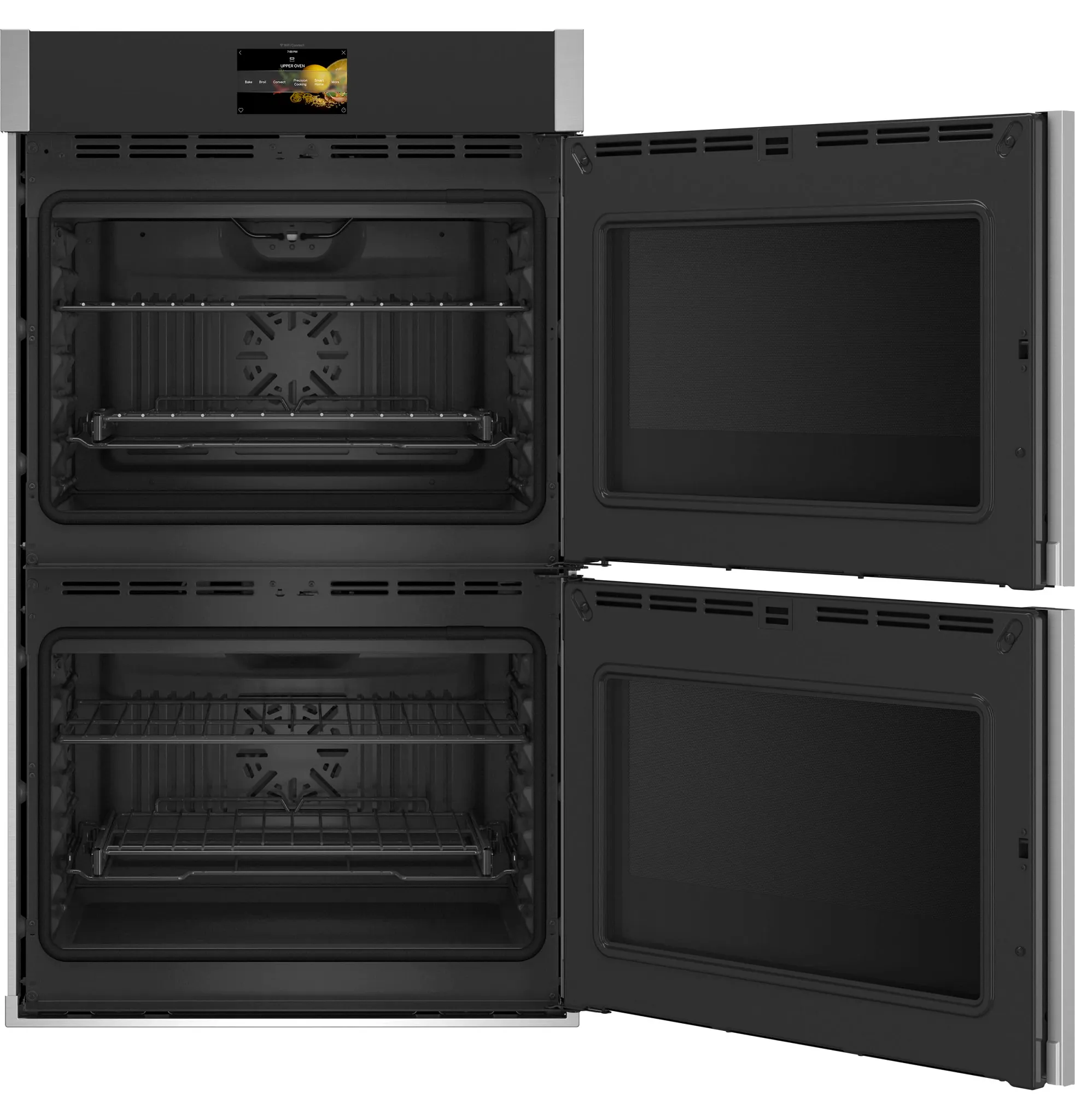 Ge Profile 700 Series Stainless Steel Rt Hinge Double Electric Oven