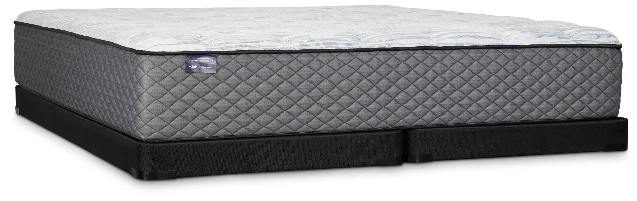 Kevin Charles By Sealy Signature Medium Low-profile Mattress Set