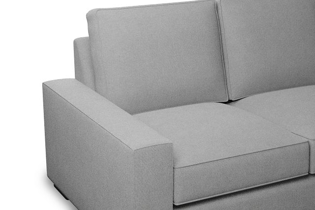 Edgewater Suave Gray 96" Sofa W/ 3 Cushions