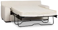 Sinclair Light Beige Fabric Innerspring Sleeper