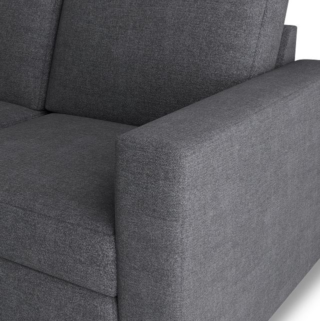 Citymod Dark Gray Fabric Small Two-arm Sectional