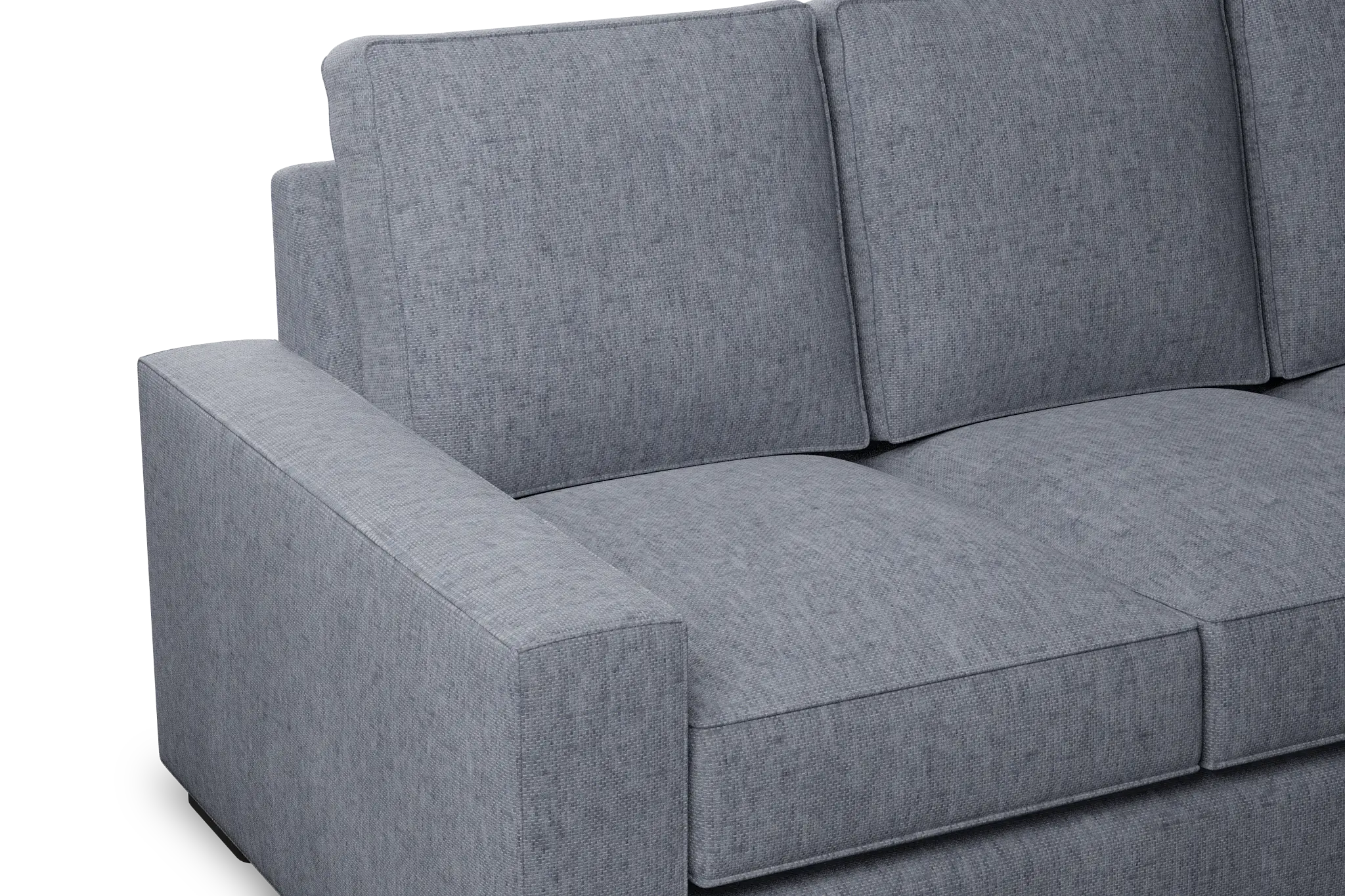 Edgewater Elevation Gray 84" Sofa W/ 3 Cushions Edgewater Elevation Gray 84" Sofa W/ 3 Cushions