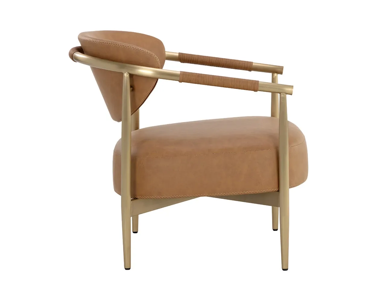 Karli Brown Uph Accent Chair
